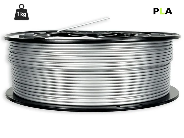 das-filament-pla-filament-2-85-mm-silber-1-kg image 1