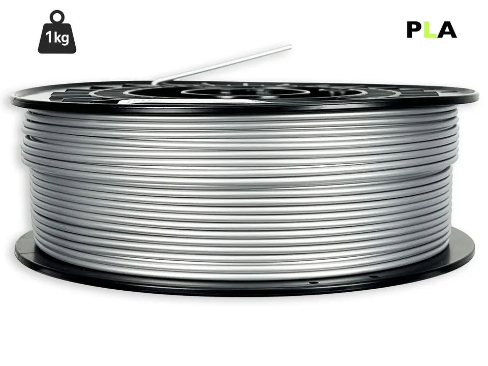 das-filament-pla-filament-2-85-mm-silber-1-kg image 1