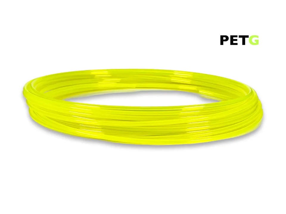 das-filament-petg-filament-50-g-sample-2-85-mm-transluzent-neongelb image 1