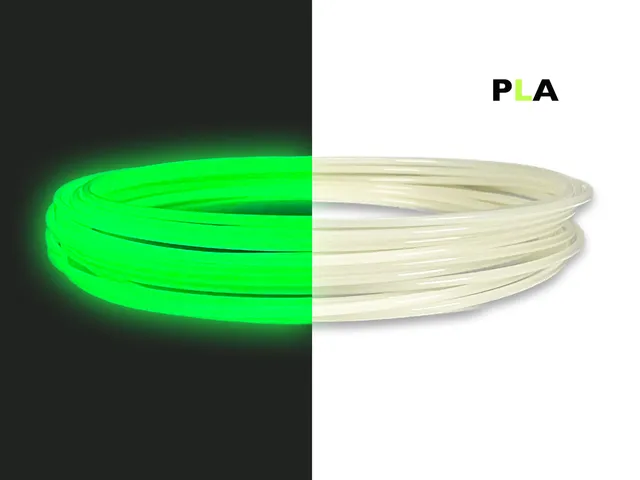 das-filament-pla-filament-sample-2-85-mm-glow-gr-n-v2-50-g image 1