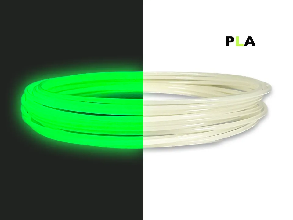 das-filament-pla-filament-sample-2-85-mm-glow-gr-n-v2-50-g image 1