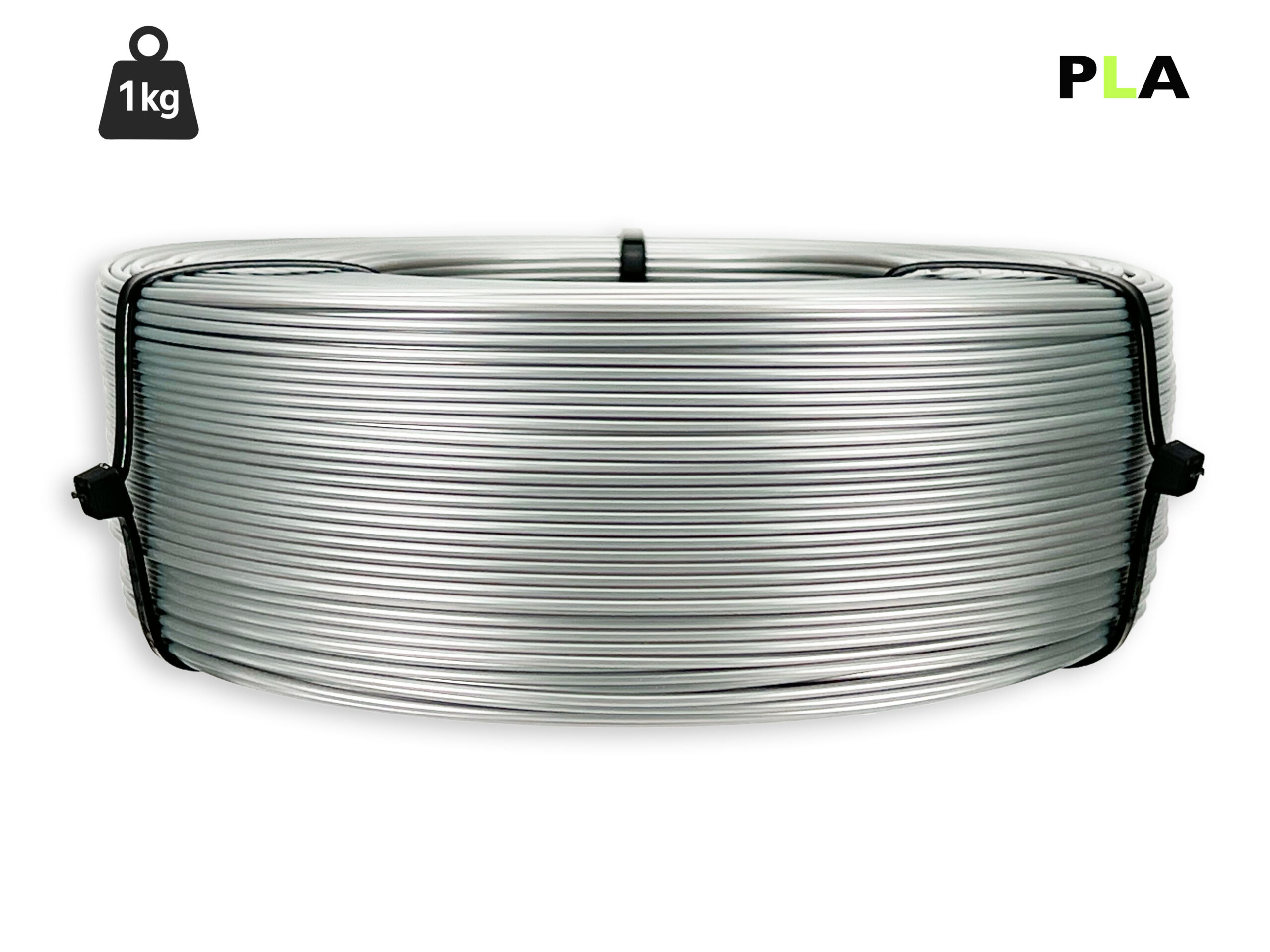 das-filament-pla-filament-1-75-mm-silber-1-kg-refill image 1