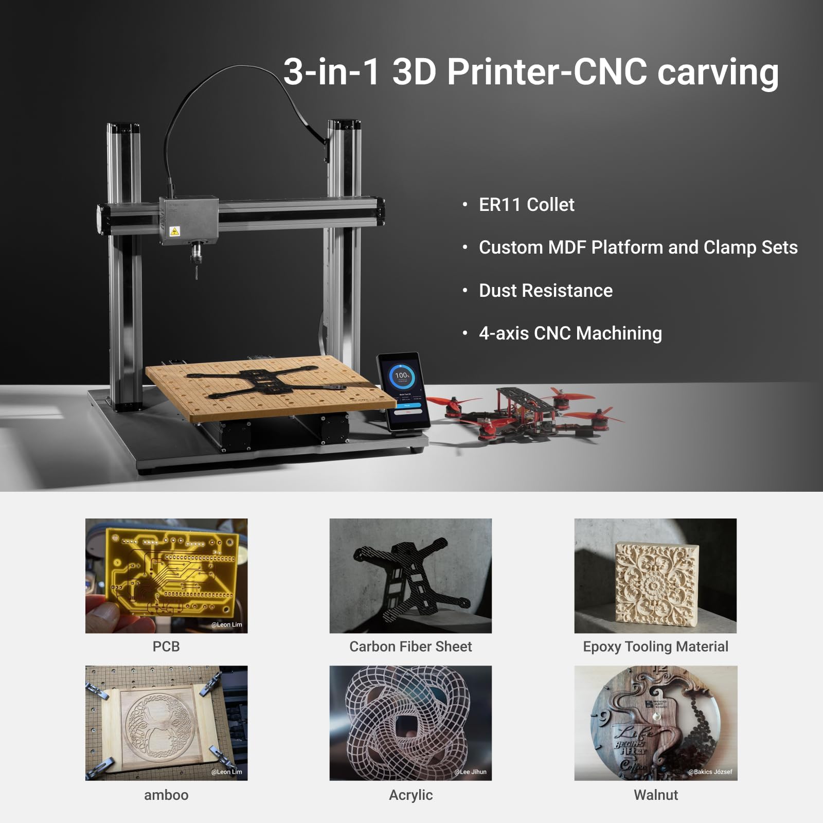 snapmaker-2-0-a350t-3-in-1-3d-drucker-mit-laser-und-cnc-320-x-350-x-330-mm image 6