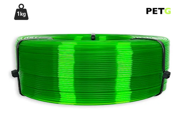 das-filament-petg-filament-1-75-mm-transparent-neongr-n-1-kg-refill image 1
