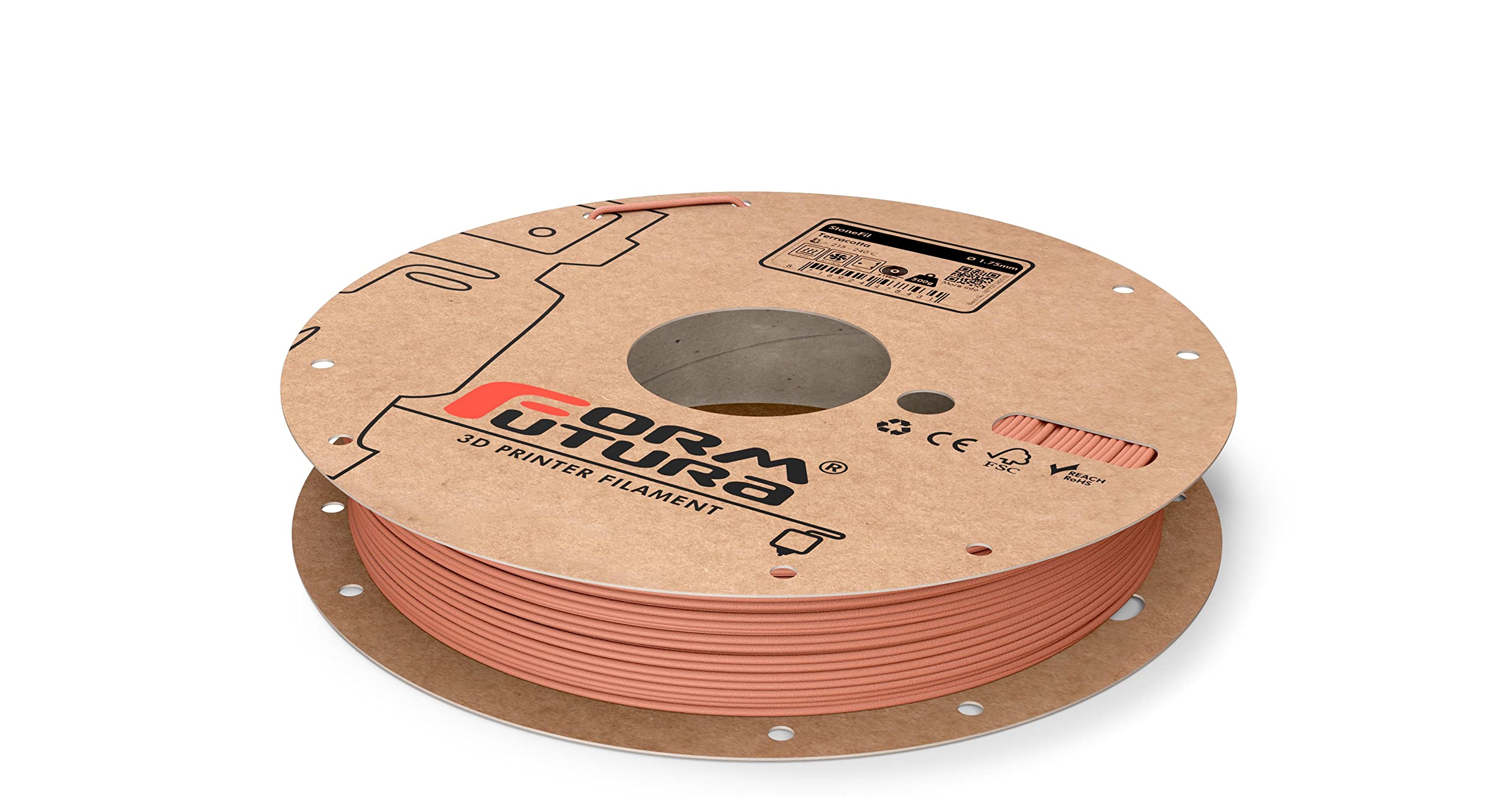 formfutura-stonefil-3d-drucker-filament-terracotta-1-75-mm-500-g image 1