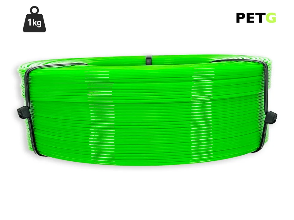 das-filament-petg-filament-1-75-mm-transluzent-neongr-n-1-kg-refill image 1