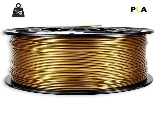 das-filament-pla-filament-1-75-mm-gold-v2-1-kg image 1