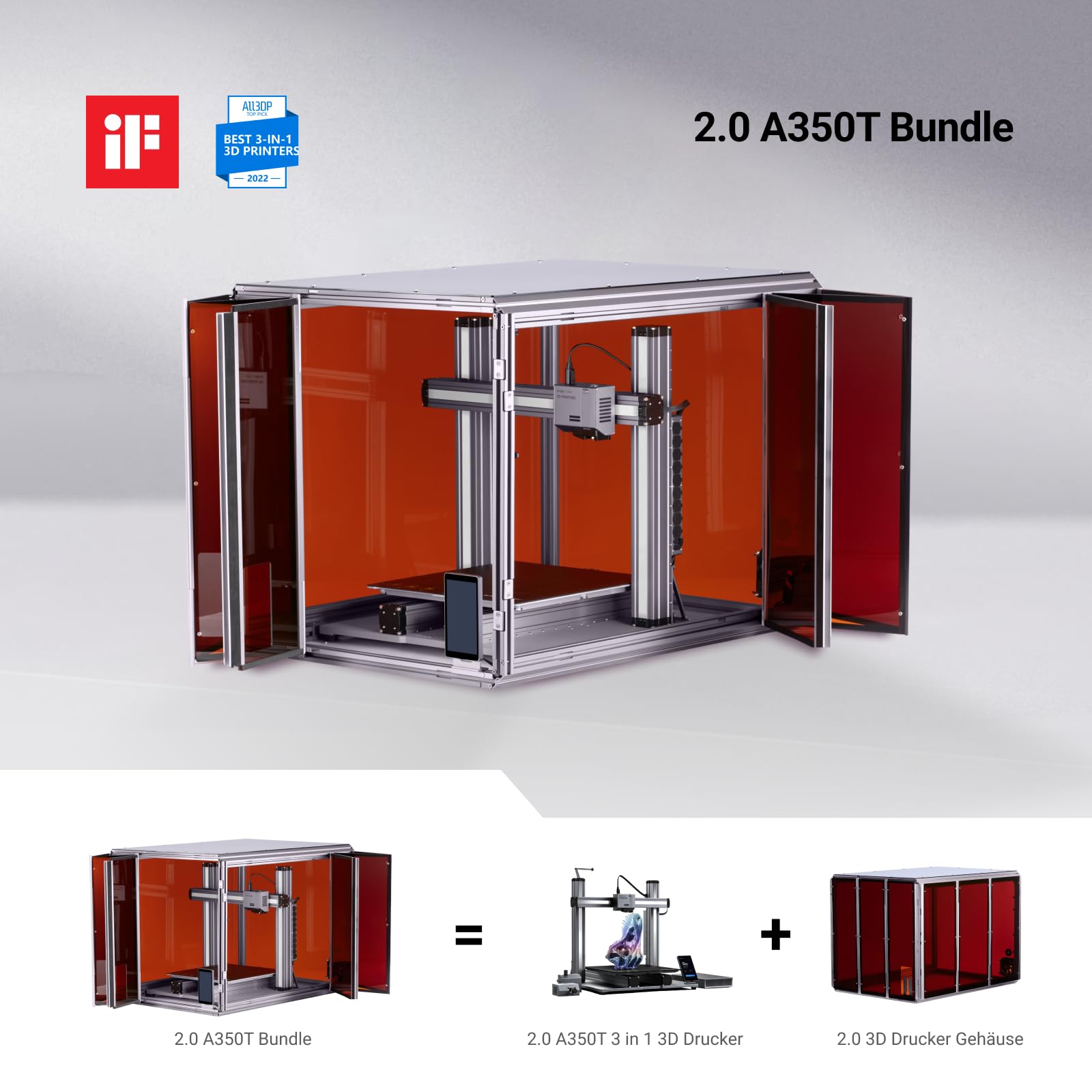 snapmaker-2-0-a350t-3-in-1-3d-drucker-mit-laser-und-cnc-320-x-350-x-330-mm image 2