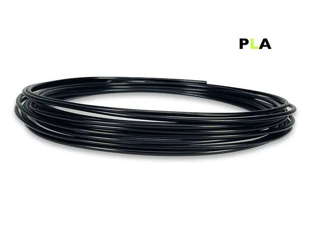 das-filament-pla-filament-50-g-sample-2-85-mm-schwarz-matt image 1