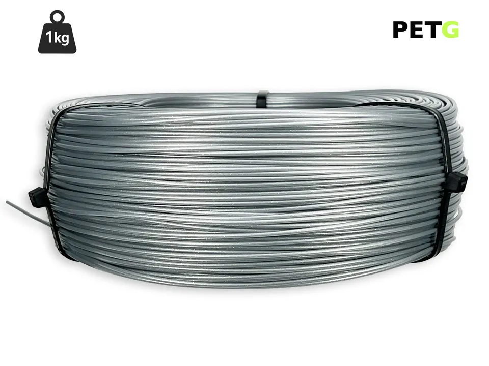 das-filament-petg-filament-1-75-mm-silber-1-kg-refill image 1