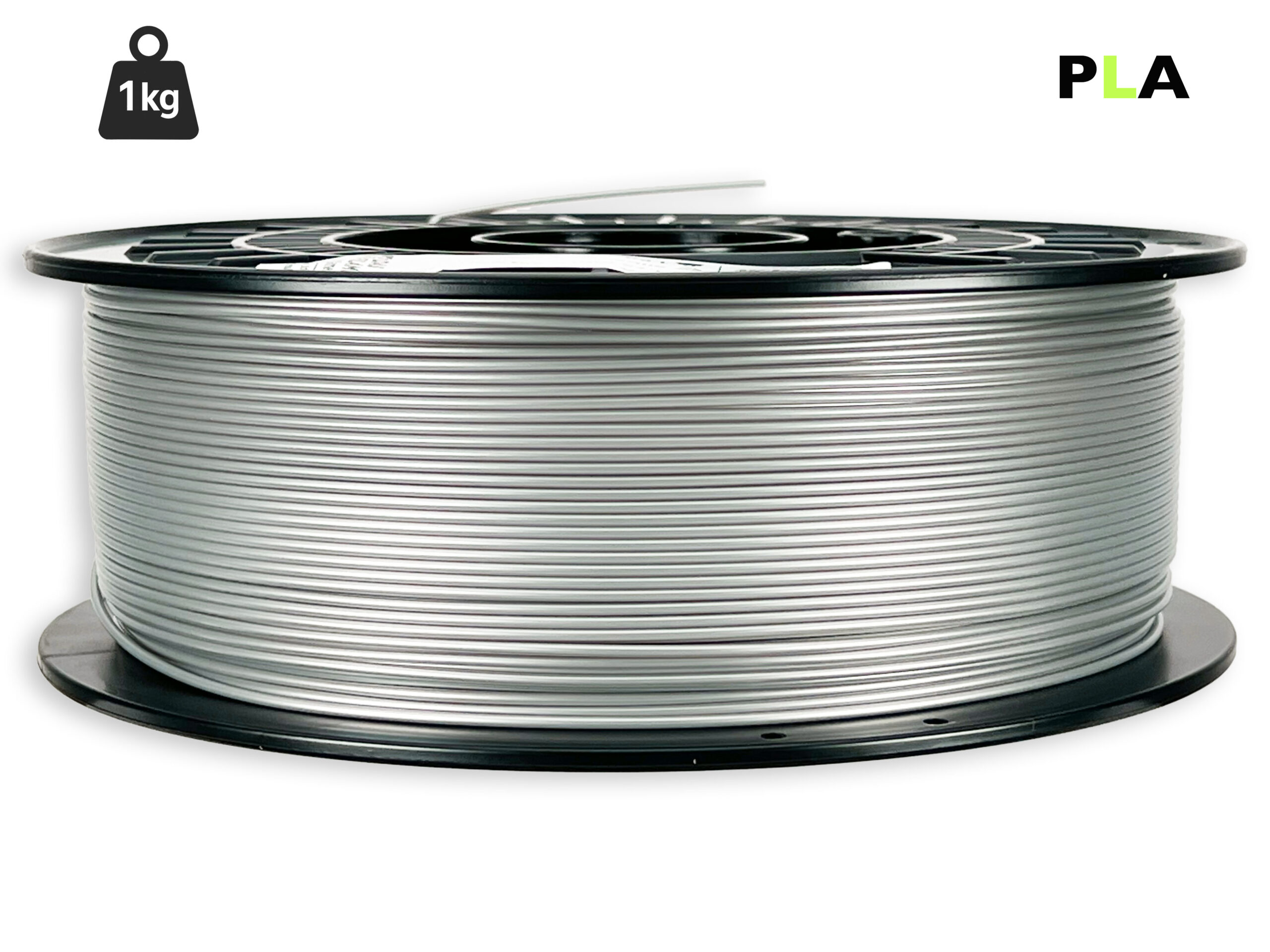 das-filament-pla-filament-1-75-mm-silber-1-kg image 1