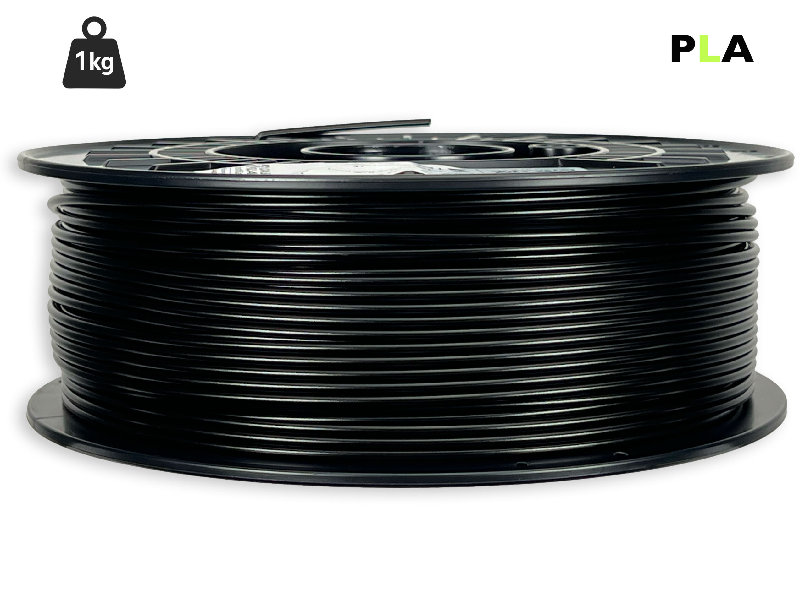 das-filament-pla-filament-2-85-mm-schwarz-matt-1-kg image 1