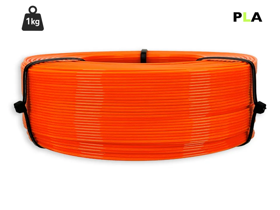 das-filament-pla-filament-1-75-mm-neonorange-1-kg-refill image 1