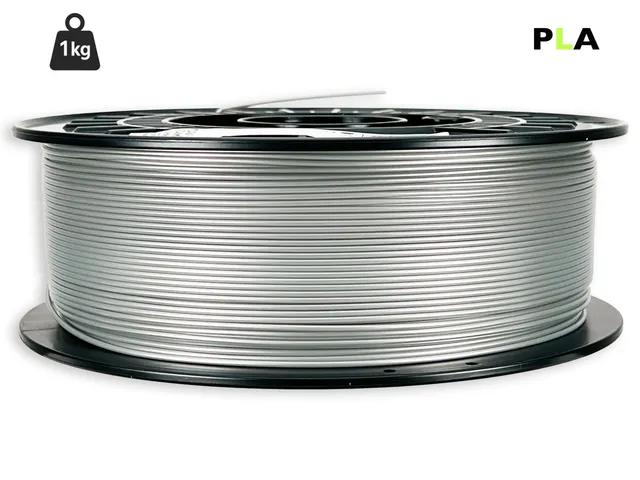 das-filament-pla-filament-1-75-mm-silber-1-kg image 1