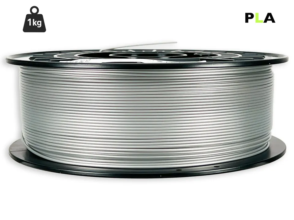 das-filament-pla-filament-1-75-mm-silber-1-kg image 1
