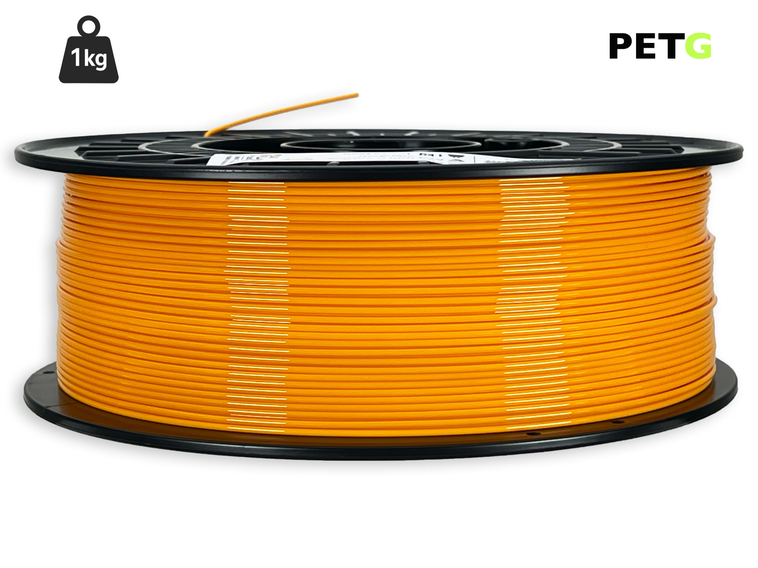 das-filament-petg-filament-1-75-mm-melonengelb-1-kg image 1