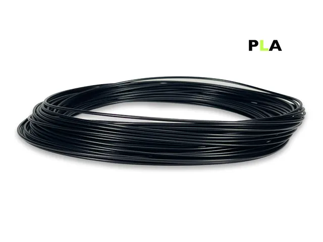 das-filament-pla-filament-sample-1-75-mm-schwarz-matt-50-g image 1