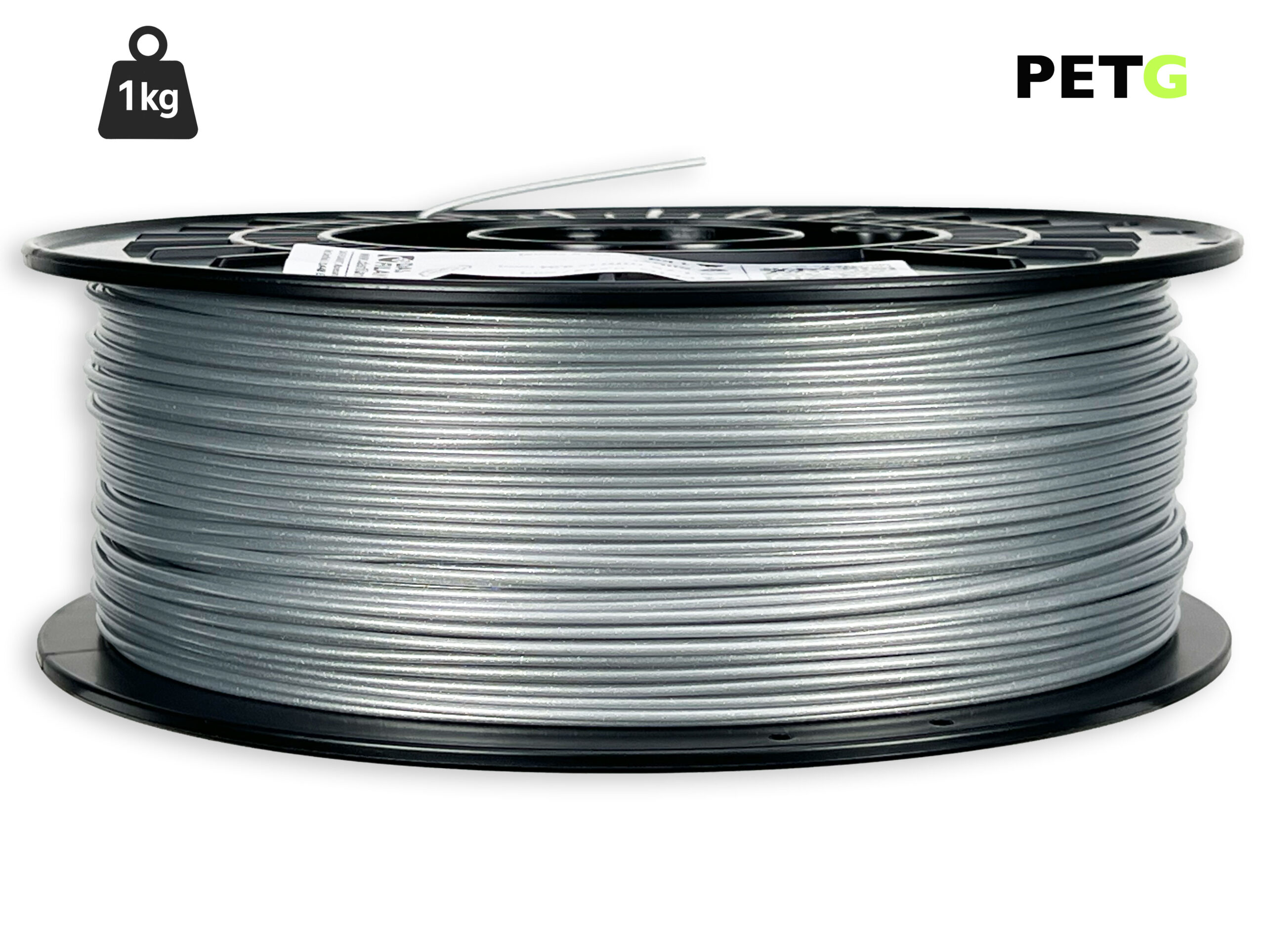 das-filament-petg-filament-1-75-mm-silber-1-kg image 1