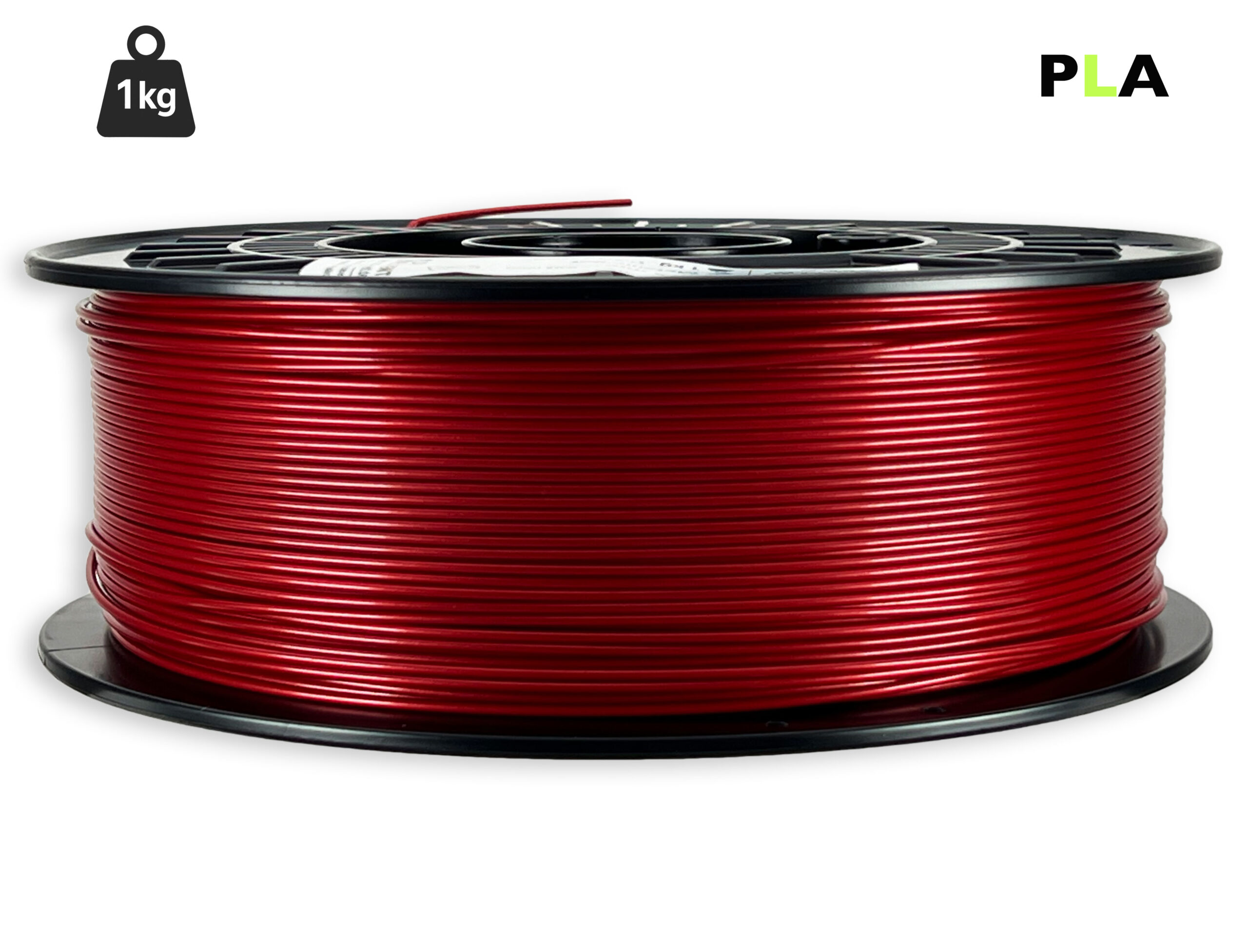 das-filament-pla-filament-1-75-mm-metallic-rot-1-kg image 1