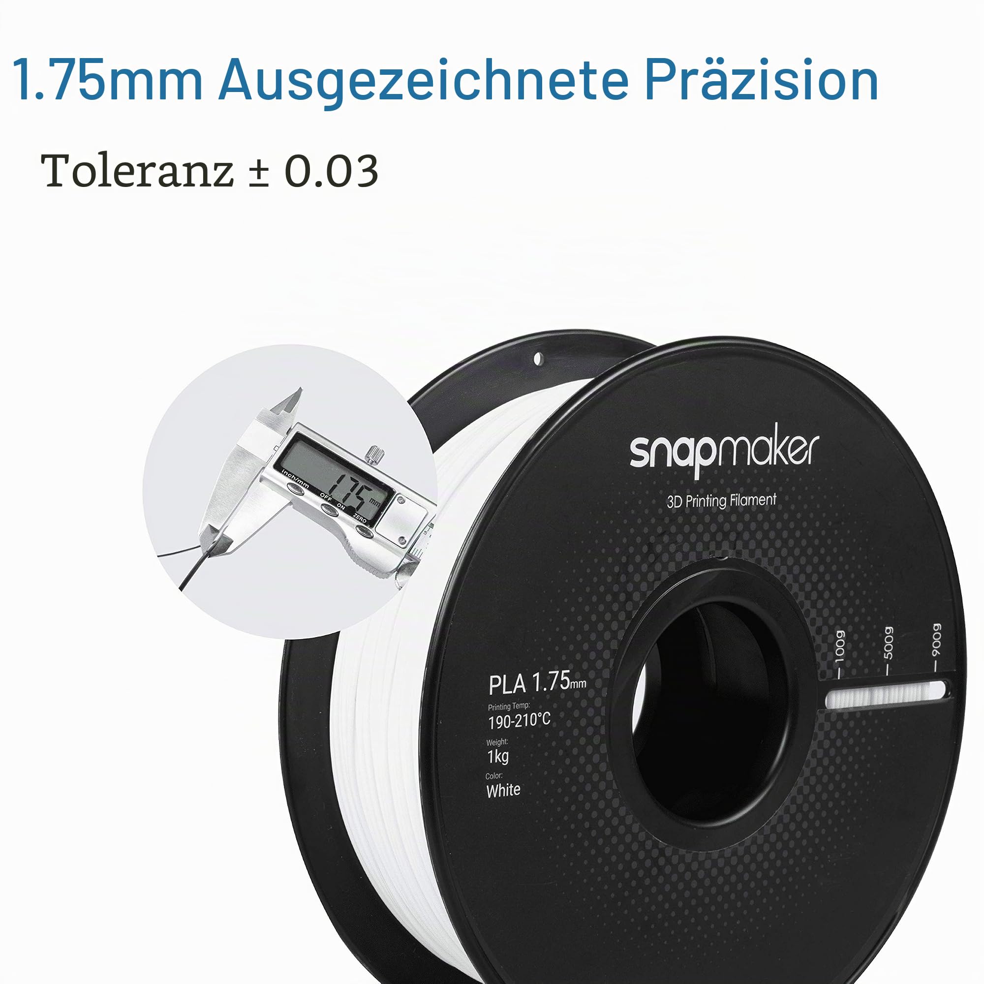 snapmaker-pla-filament-1-75-mm-1-kg-spule-wei image 3
