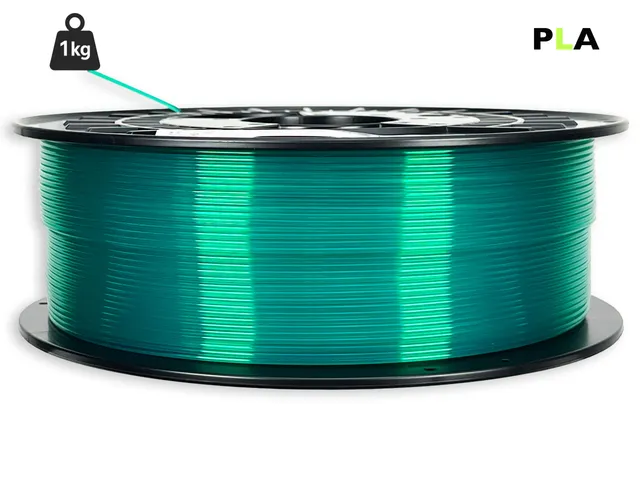 das-filament-pla-filament-1-75-mm-transluzent-gr-n-1-kg image 1