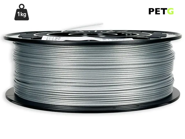 das-filament-petg-filament-1-75-mm-silber-1-kg image 1