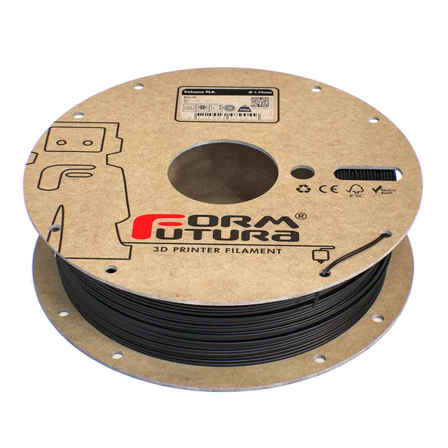formfutura-volcano-pla-filament-1-75-mm-750-g-schwarz image 1