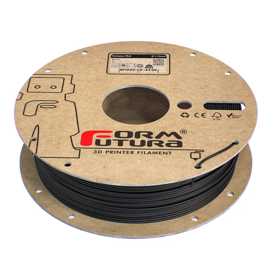 formfutura-volcano-pla-filament-1-75-mm-750-g-schwarz image 1