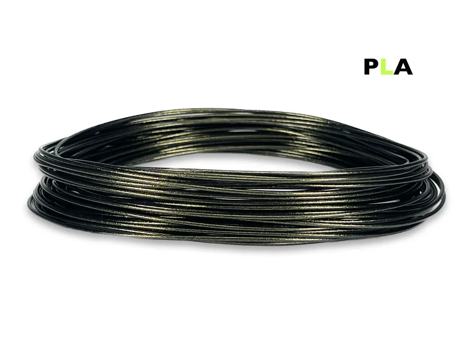 das-filament-pla-filament-sample-1-75-mm-gr-ngold-50-g image 1