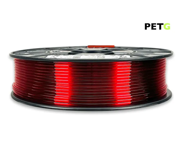 das-filament-petg-filament-2-85-mm-transparent-rot-800-g image 1