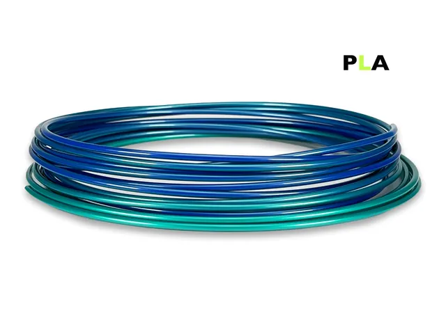 das-filament-pla-filament-2-85-mm-multicolor-polarlicht-50-g-sample image 1