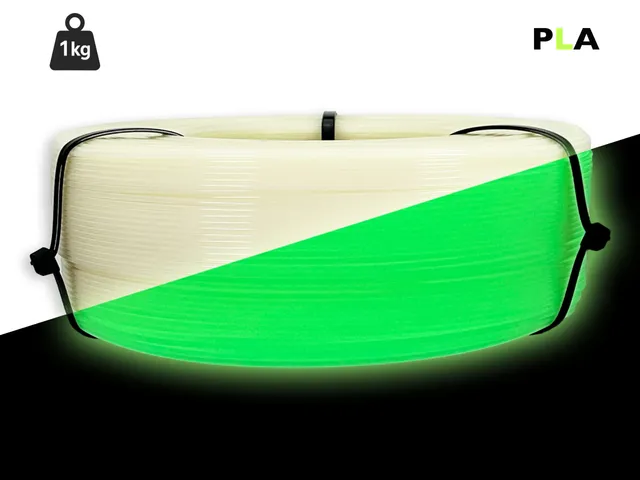 das-filament-pla-filament-1-75-mm-glow-gr-n-v2-1-kg-refill image 1