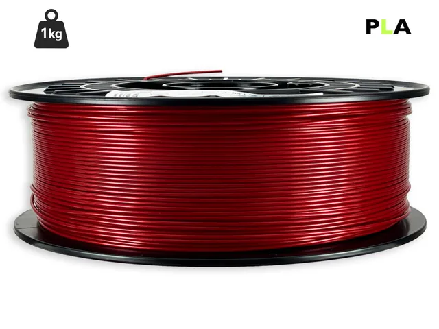 das-filament-pla-filament-1-75-mm-metallic-rot-1-kg image 1