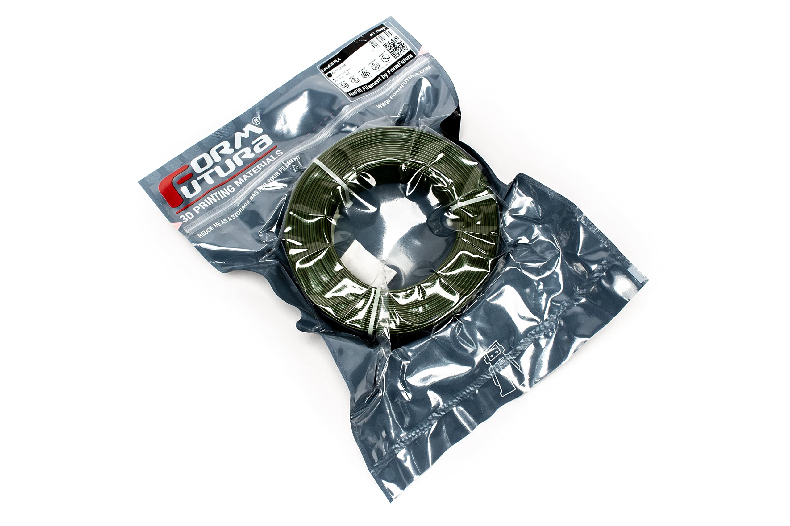 formfutura-refill-pla-filament-1-75-mm-basalt-grey-2x750-g image 3