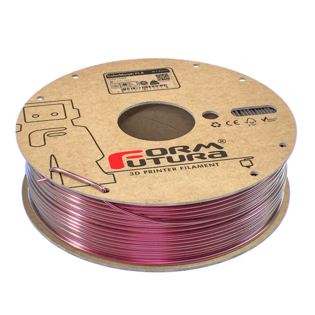 formfutura-high-gloss-pla-colormorph-1-75-mm-750-g-magenta-silber image 1