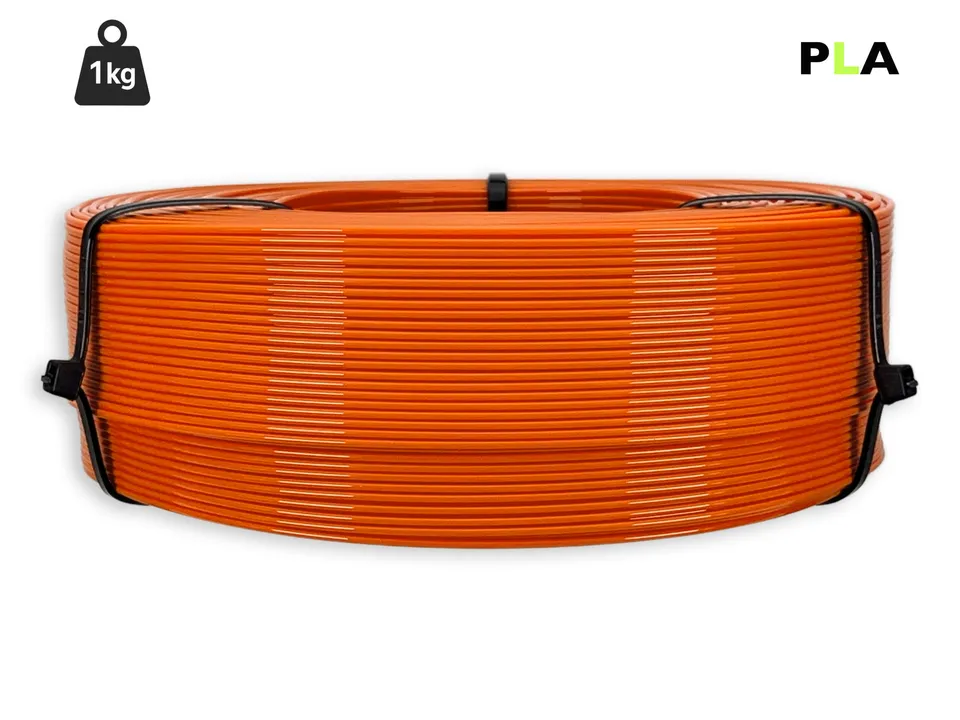 das-filament-pla-filament-1-75-mm-reinorange-1-kg-refill image 1